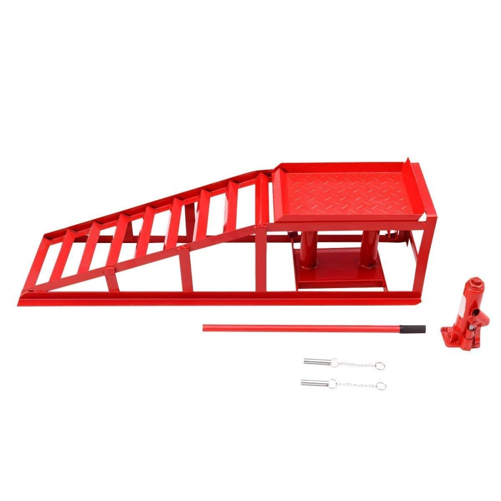 Rampă hidraulică auto 2 tone - elevatoare reglabilă profesională