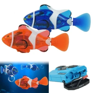 RC Mini Clown Fish: jucărie electrică pește clovn cu telecomandă infraroșu
