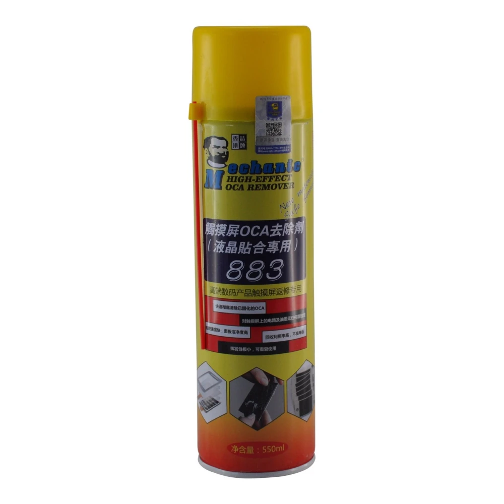 Îndepărtător adeziv OCA 883 Curățare LCD 550ml Mechanic pentru reparații eficiente