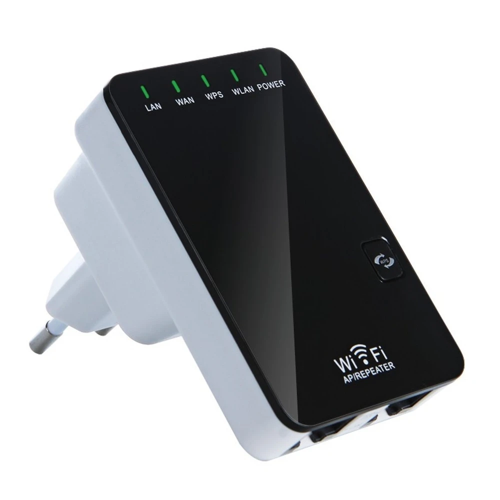 Repetor WiFi 300 Mbps cu 2 porturi RJ45 - Extensor și punct de acces