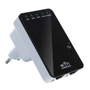 Kasens Repetor WiFi 300 Mbps cu 2 porturi RJ45 - Extensor și punct de acces