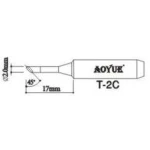 Vârf de lipit de schimb Aoyue T2c, compatibil și original