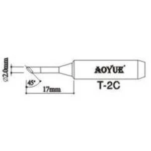 Vârf de lipit de schimb Aoyue T2c, compatibil și original