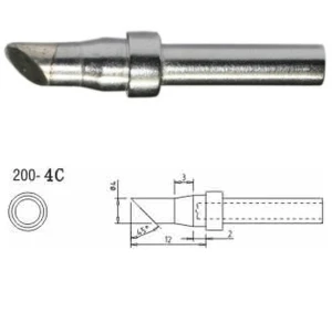Aoyue Vârf de lipit Mlink S4 MOD 200-4C compatibil cu Quick 203h și Atten at150d