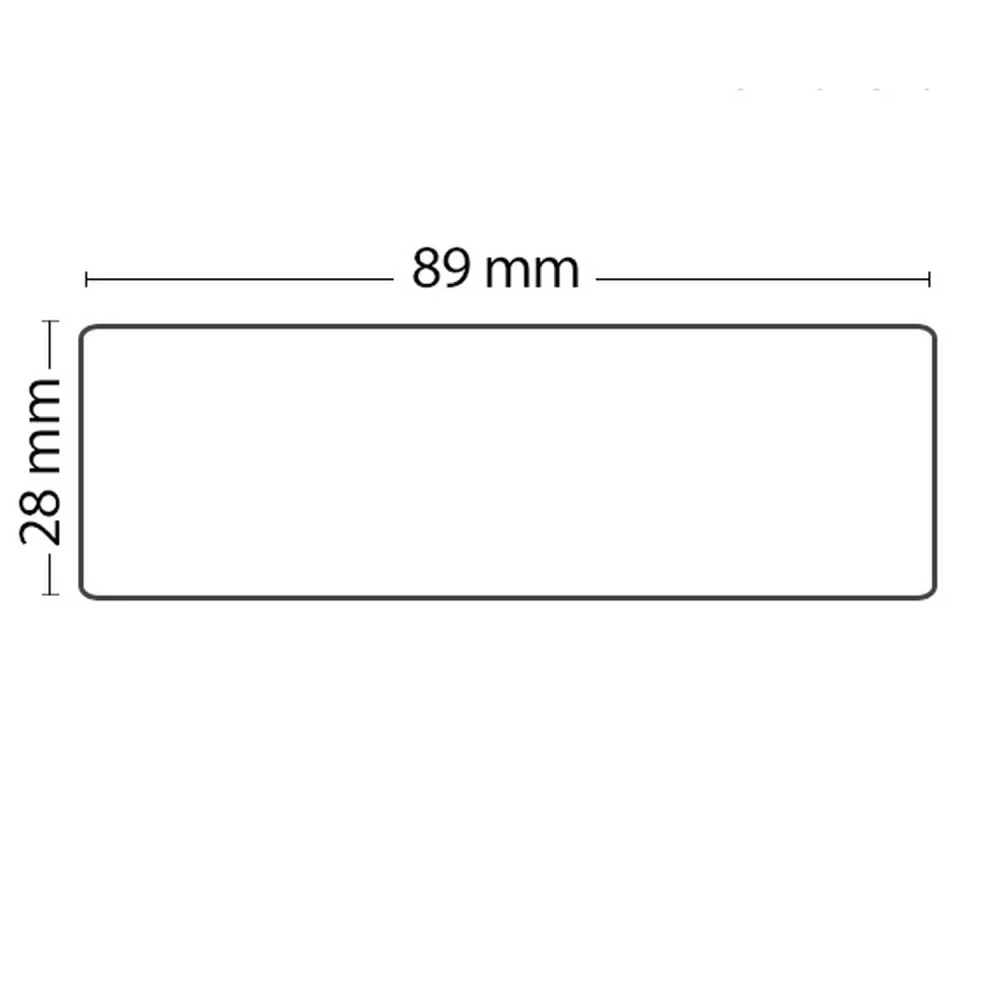 Rolă de 130 etichete adezive compatibile Dymo 99010, 89mm x 28mm