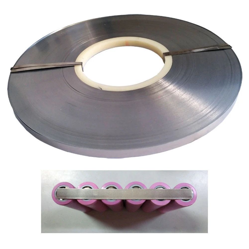 Rolă bandă oțel 0,1mmx5mm 1kg pentru sudare baterii 18650