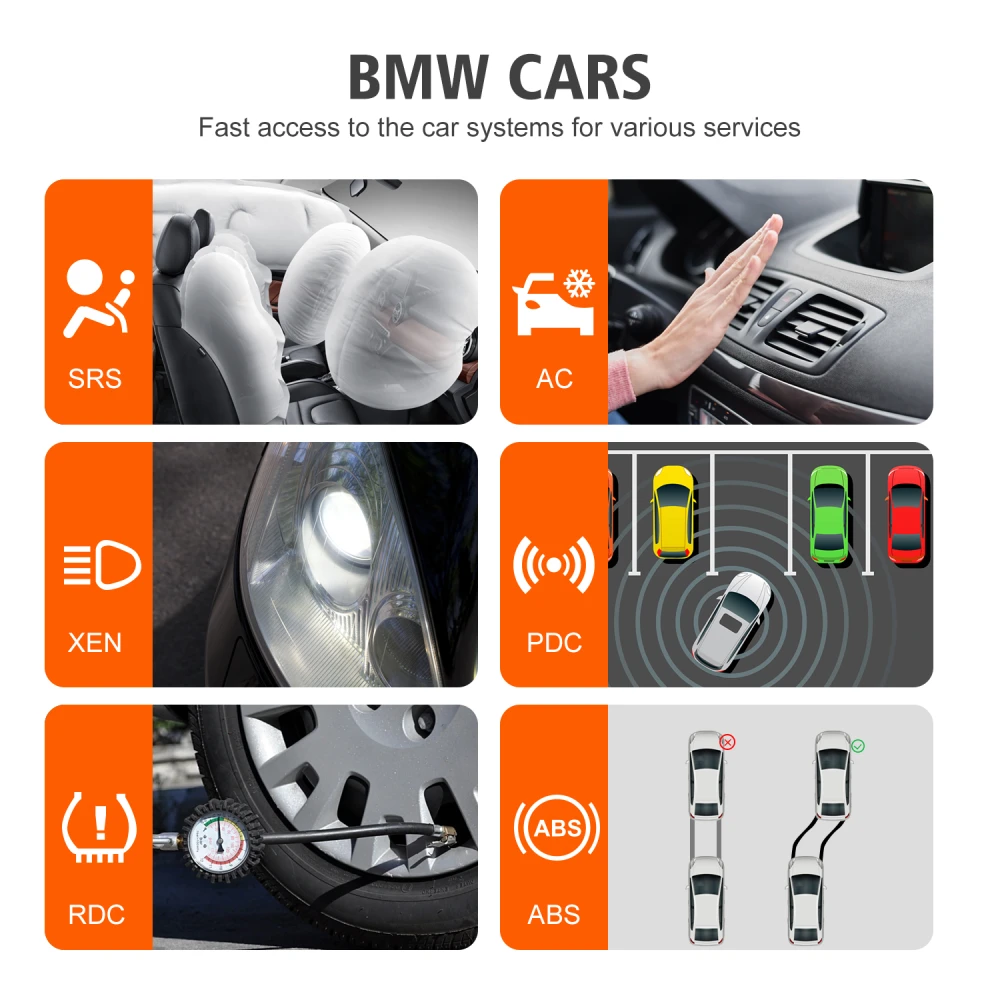Scanner de diagnoză BMW Konnwei KW480 - OBD2 pentru BMW