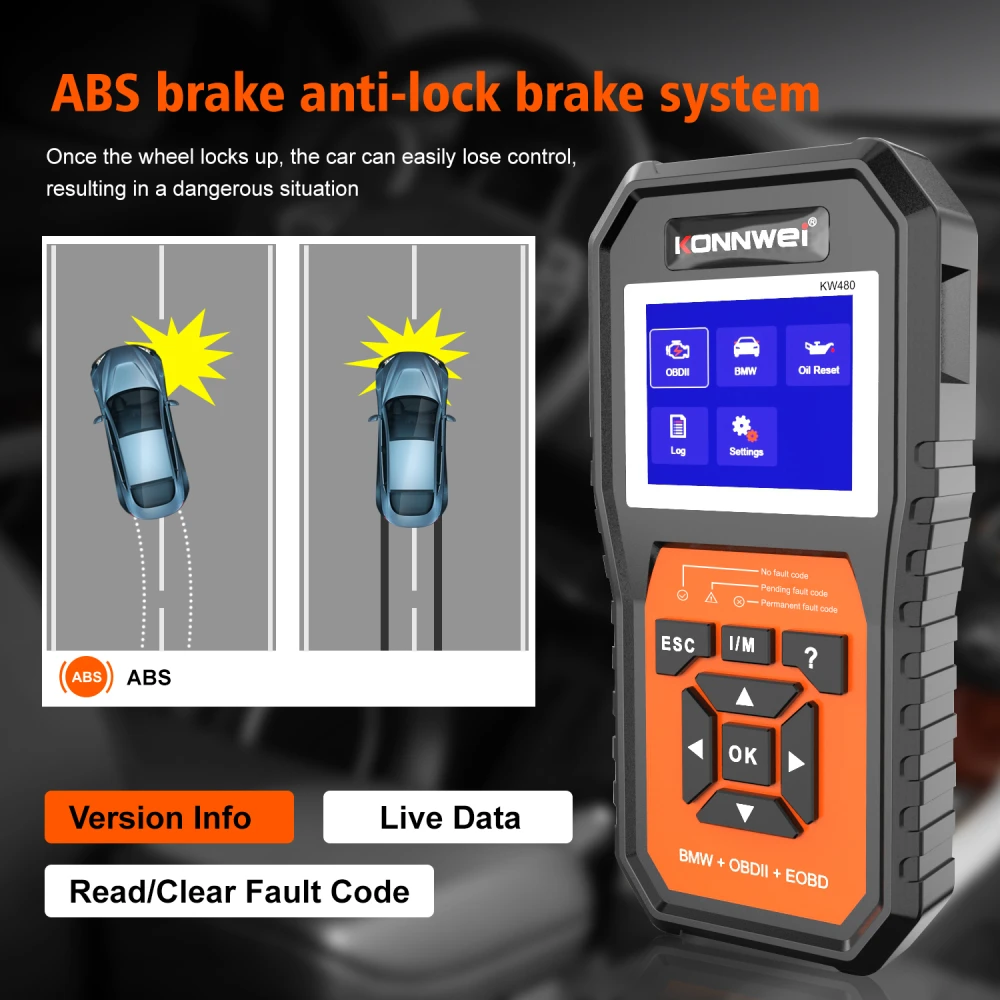 Scanner de diagnoză BMW Konnwei KW480 - OBD2 pentru BMW