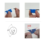 SDK08 cleme de test pentru microchip - pachet 10 buc