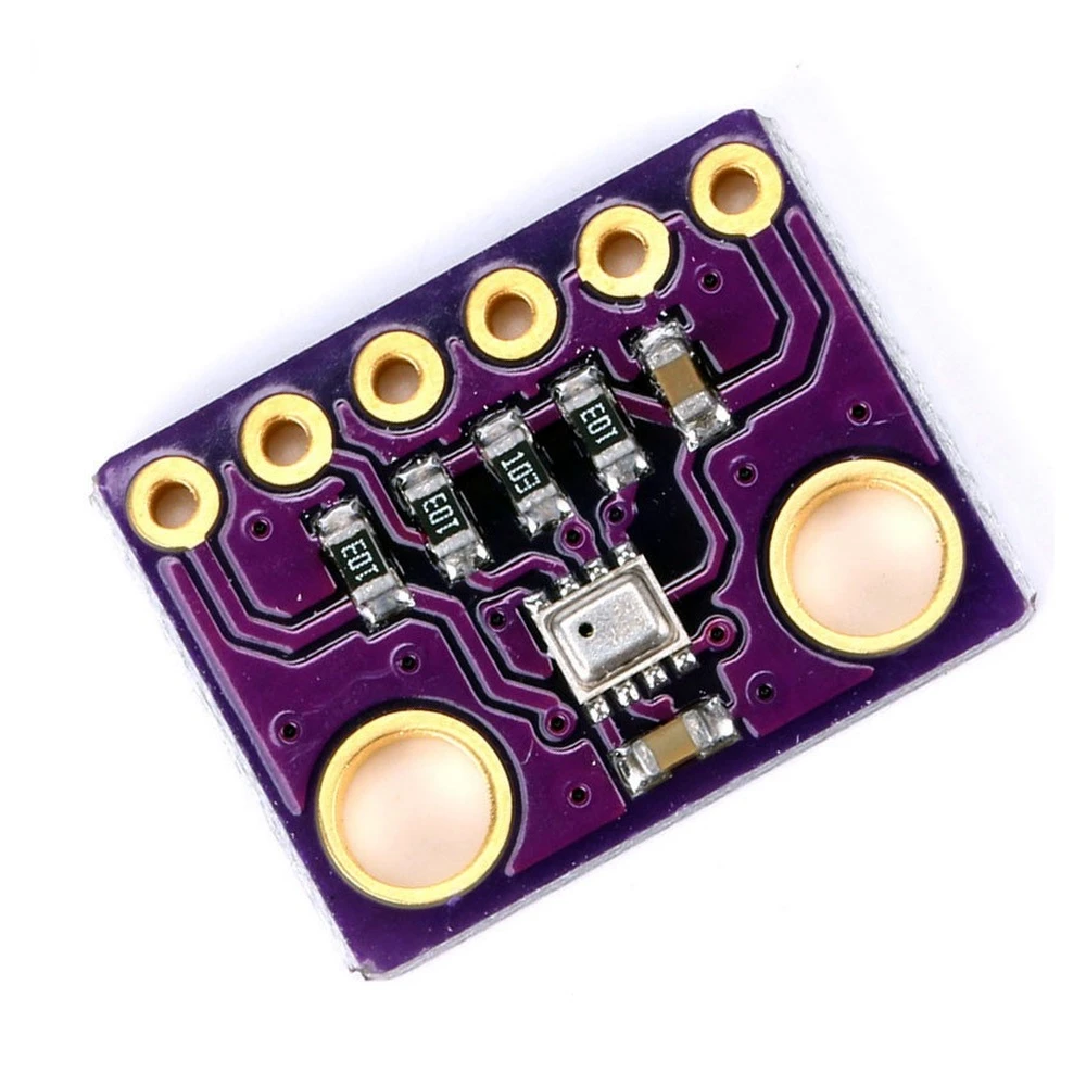 Detalle del sensor BMP280 compatible con Raspberry Pi y Arduino