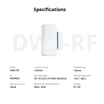 Senzor ușă fereastră wireless SONOFF DW2 RF pentru alarmă de securitate