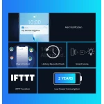 Senzor ușă fereastră wireless SONOFF DW2 RF pentru alarmă de securitate