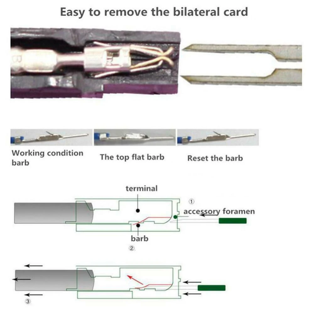 Set 29 piese cheie extragere terminale auto din oțel inoxidabil TSX TOOL