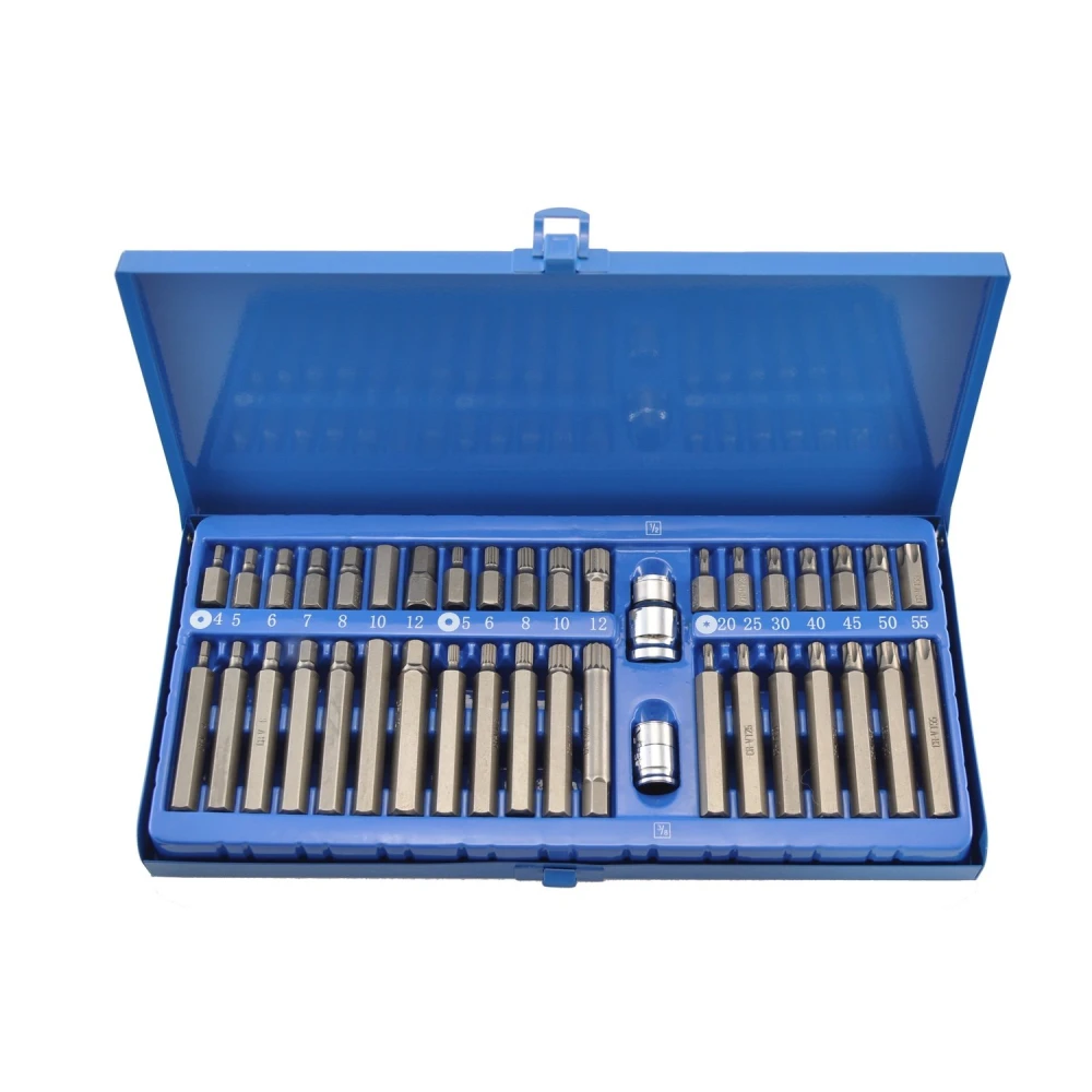 Set 40 piese biți Torx și hex Bit 1/2'' 3/8'' pentru mașină
