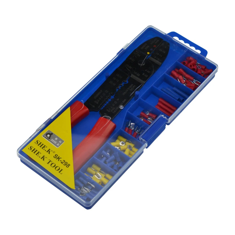 Set clește de sertizat TSX TOOL cu kit Faston și terminale