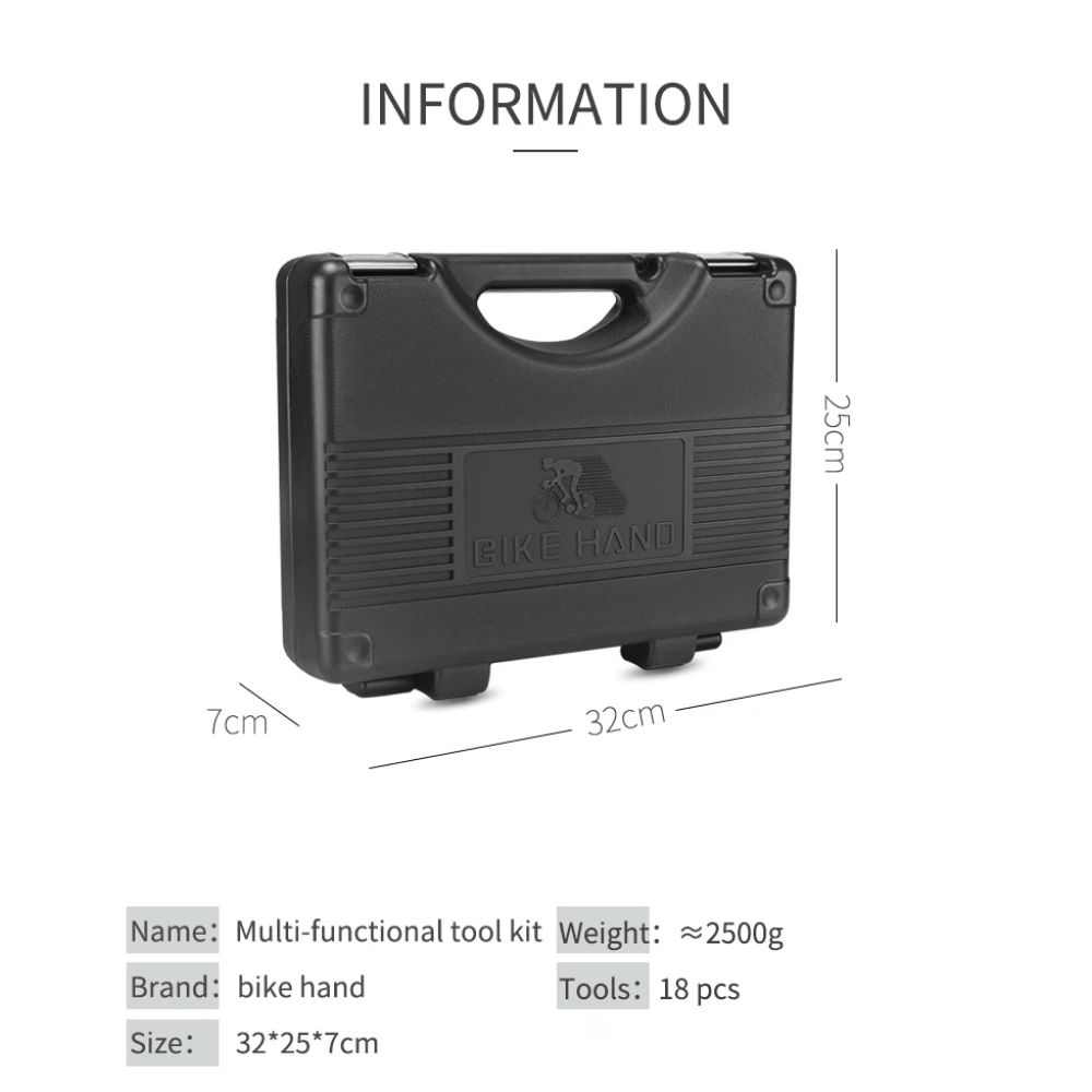 Set de unelte pentru bicicletă 18 în 1 Bikehand