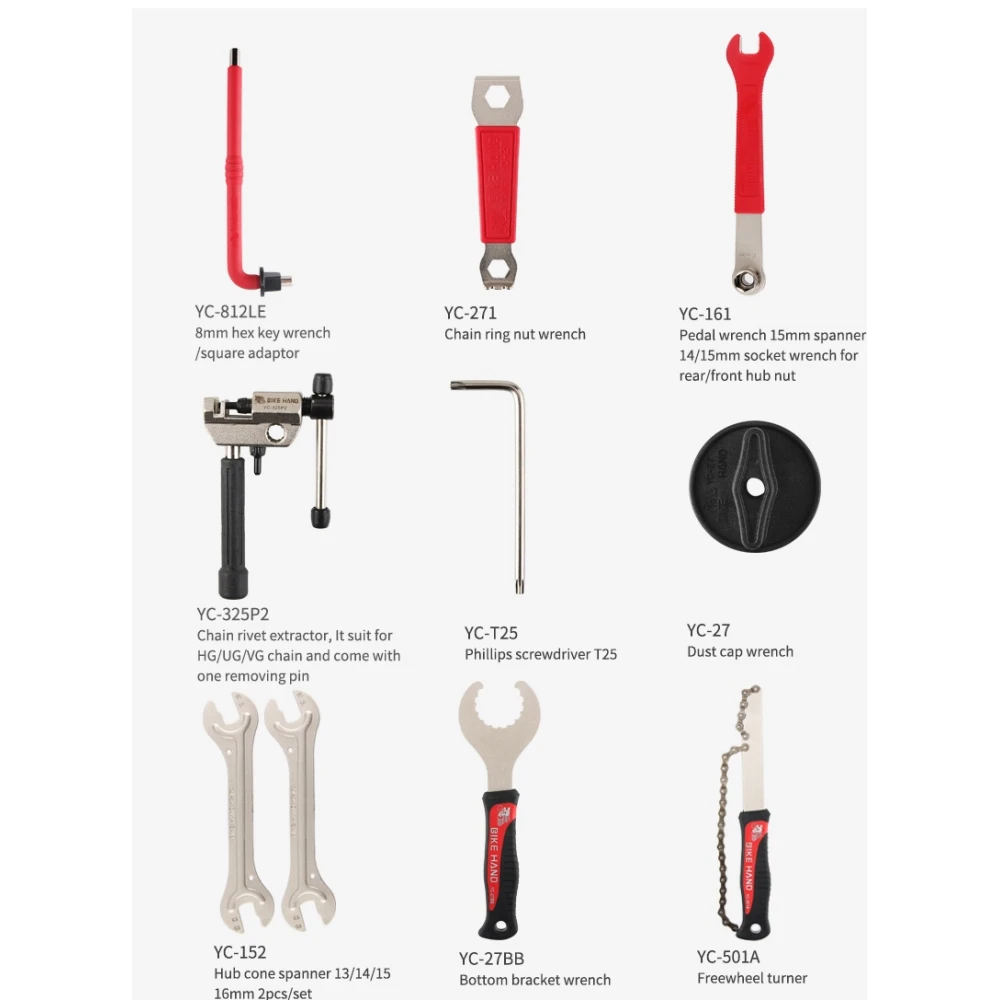 Set de unelte pentru bicicletă 18 în 1 Bikehand