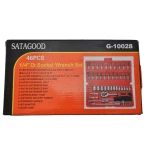 Set chei tubulare hexagonale 1/4 46 piese TSX TOOL pentru auto și bricolaj