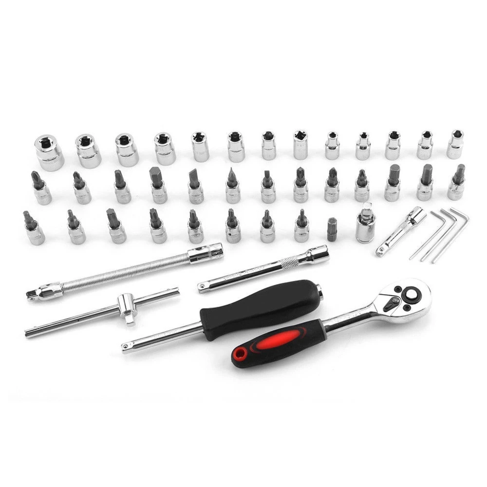 Set chei tubulare hexagonale 1/4 46 piese TSX TOOL pentru auto și bricolaj