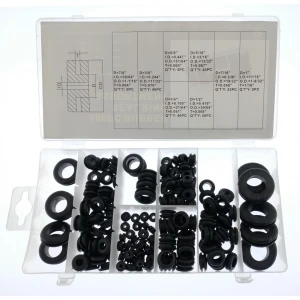Set inele trecere cabluri 180 buc cu 8 marimi in cutie