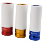 Set piulite roata aliaj adanc perete subtire impact 1/2'' 17mm 19mm 21mm