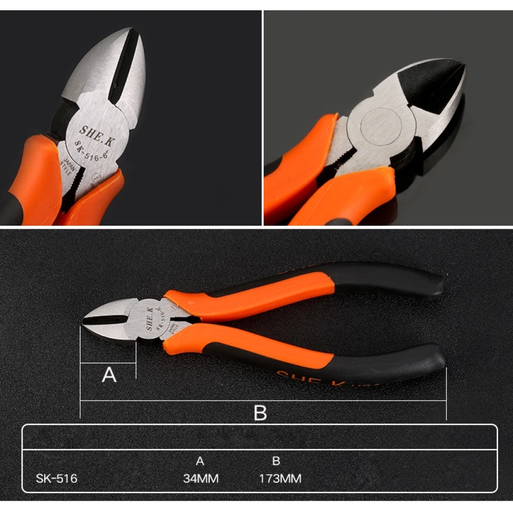 SK-516 173mm clește tăietoare diagonale puternice TSX TOOL