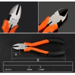SK-516 173mm clește tăietoare diagonale puternice TSX TOOL