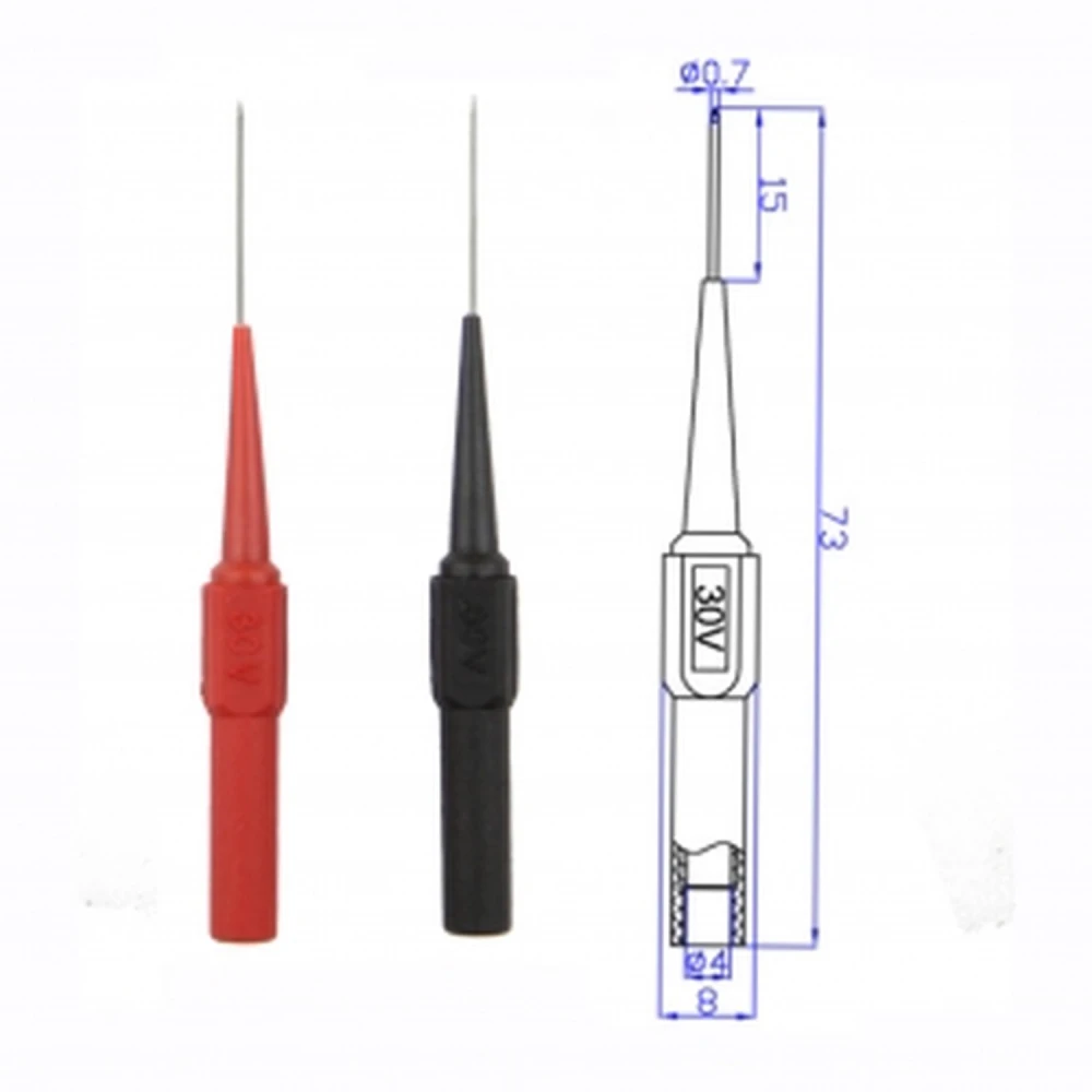 Sondă de test cu vârf 0,7mm pentru banana TP4161 de la Amass