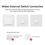 SONOFF ZBMINI ZigBee întrerupător inteligent mini pentru controlul luminii 2 căi