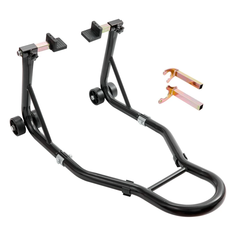 Suport elevator roata spate pentru motociclete, 385 kg, reglabil