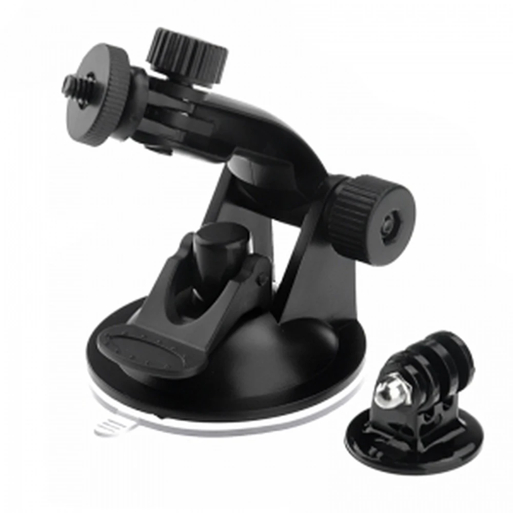 Suport cu ventuză auto GoPro cu adaptor trepied pentru GoPro 1-4 și SJ4000