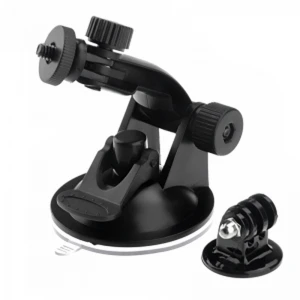 Suport cu ventuză auto GoPro cu adaptor trepied pentru GoPro 1-4 și SJ4000