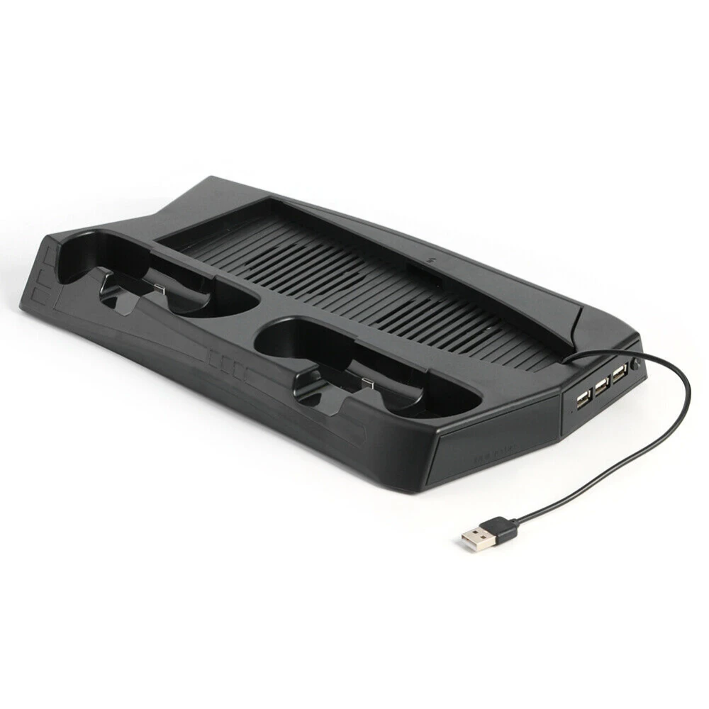 Suport vertical de încărcare cu ventilator compatibil cu Playstation 5 PS5 DE/UHD