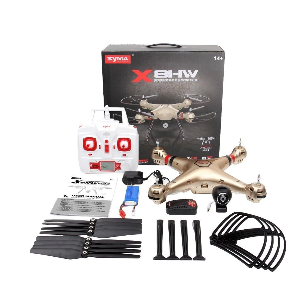 Syma X8hw dron quadcopter FPV cu camera WiFi HD in timp real