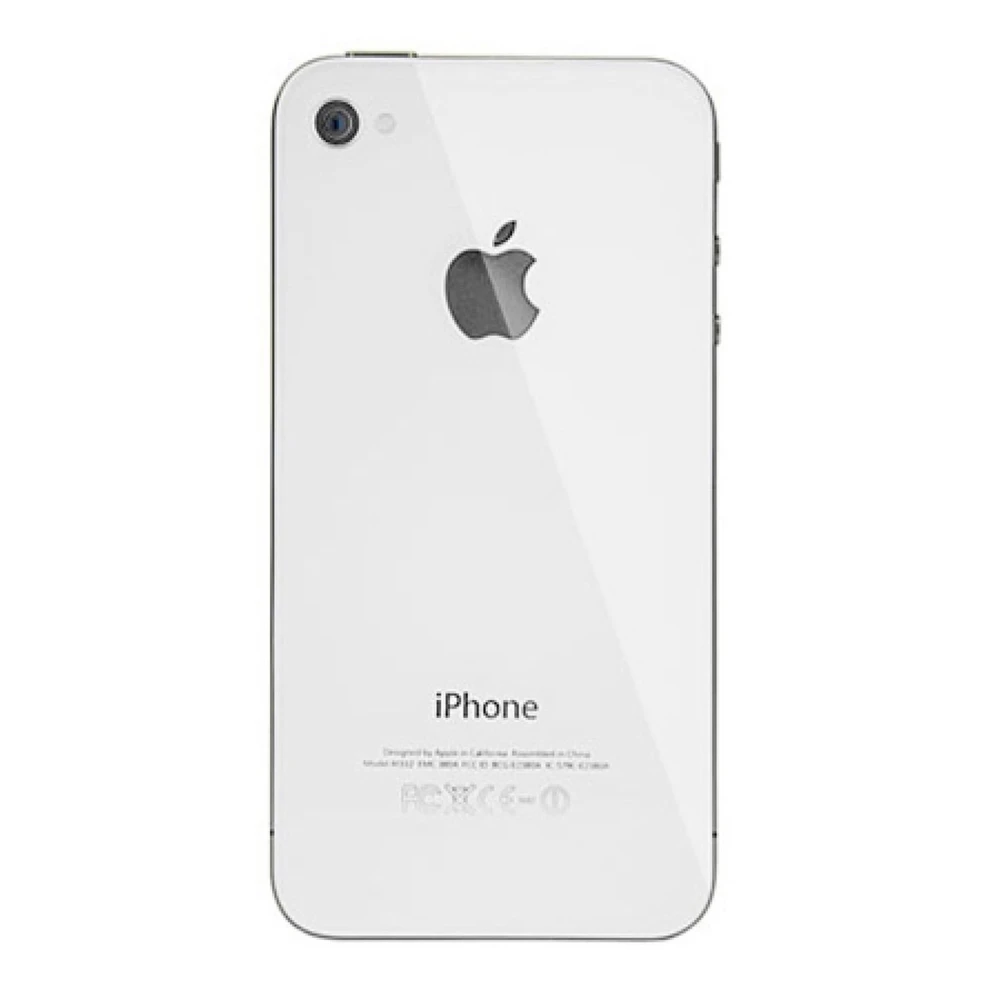 Capac spate din sticlă iPhone 4S alb - piesă originală Satkit