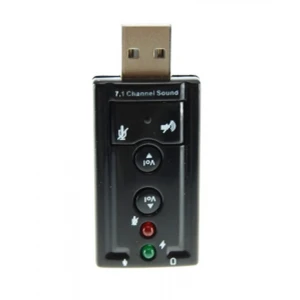 satkit Placă de sunet 7.1 USB compatibilă cu Windows, Linux și Mac
