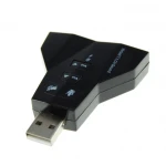 Placă de sunet USB duală cu 2 ieșiri și 2 intrări audio