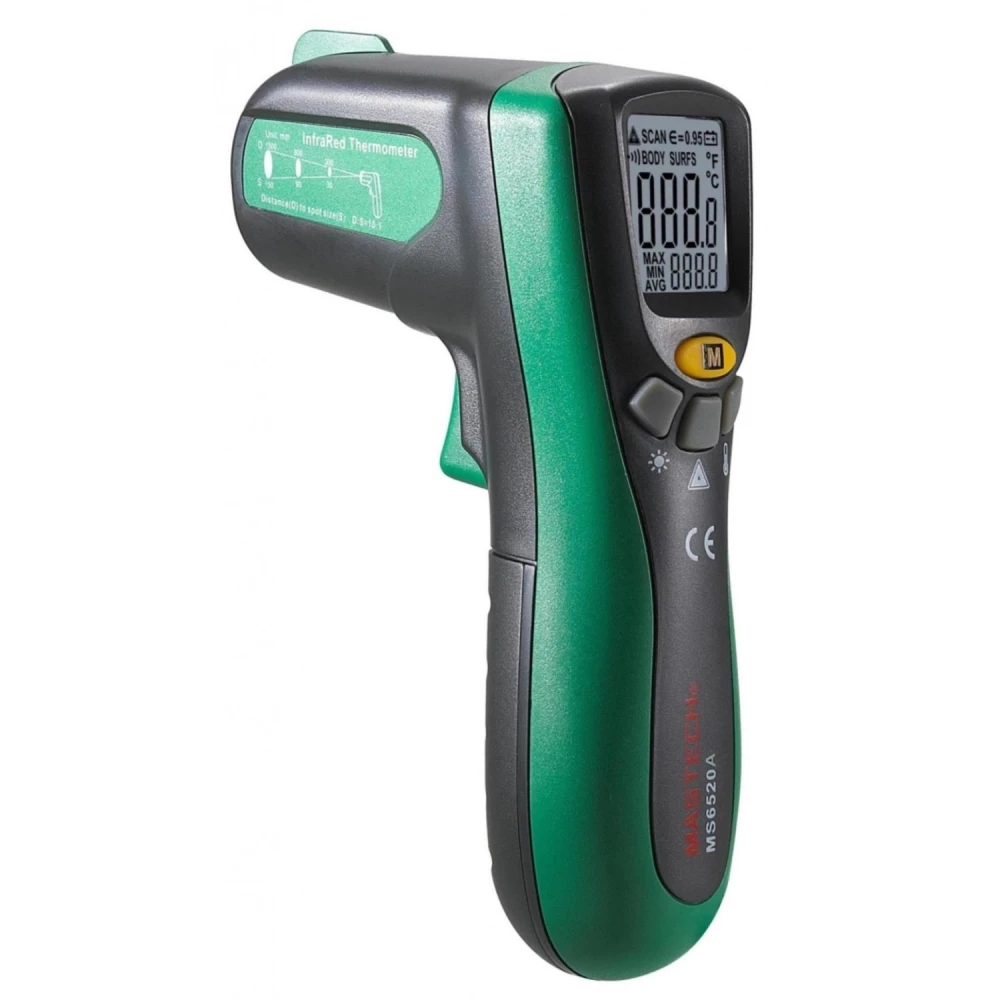 Termometru infraroșu Mastech MS6520A cu laser (-20ºC la +300ºC)