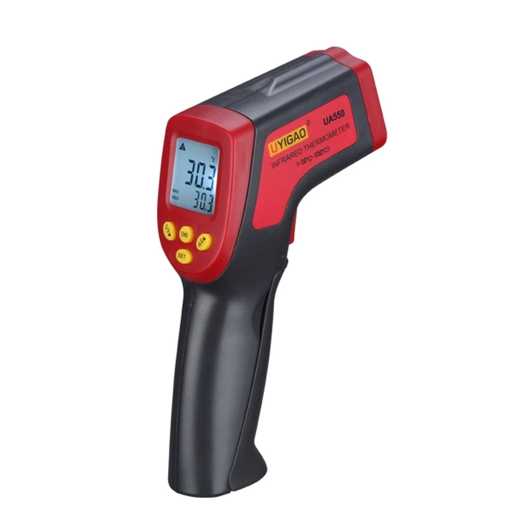 Termometru infraroșu industrial UA550 cu laser -32ºC la +550ºC