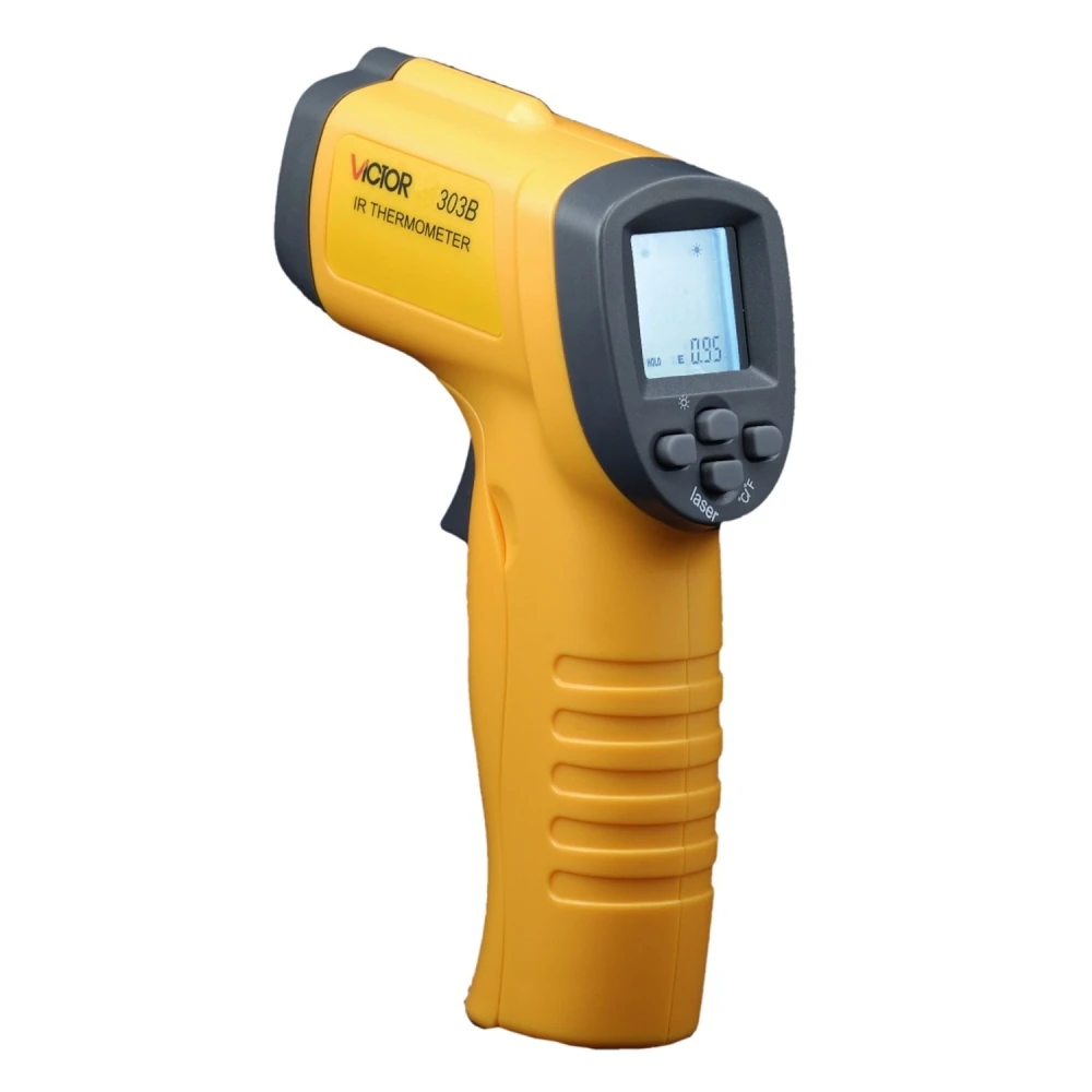 Termometru infraroșu Victor 303b cu laser pentru măsurare la distanță
