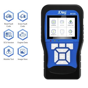 Tester diagnostic motociclete Jdiag M100 - codare, TPS, ABS si antifurt