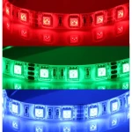 Bandă LED 12V RGB 5 metri reglabilă SMD5050 60LED pe metru IP65