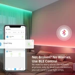 Bandă LED inteligentă WiFi SONOFF L2 Lite 5 metri cu telecomandă și app