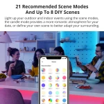 Bandă LED inteligentă WiFi SONOFF L2 Lite 5 metri cu telecomandă și app