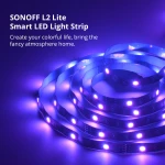 Bandă LED inteligentă WiFi SONOFF L2 Lite 5 metri cu telecomandă și app