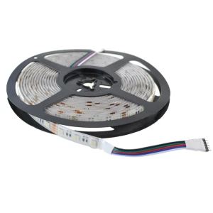 Bandă LED RGBW 12V 5m IP67 pentru iluminat exterior și interior