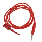 Tl22080 Cablu de test cu cârlig și conector banana 1 metru 16AWG roșu Satkit