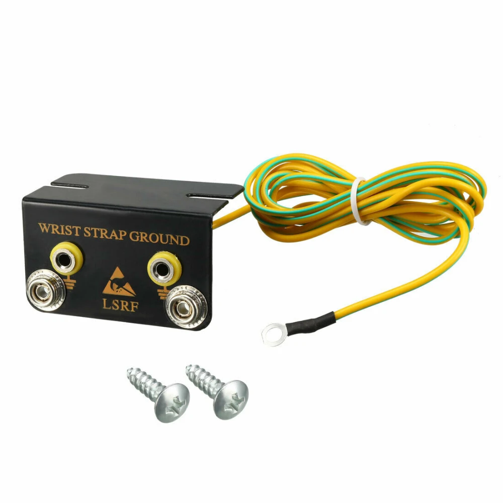 Priză de împământare pentru echipament antistatic cu cablu de 1.8 metri