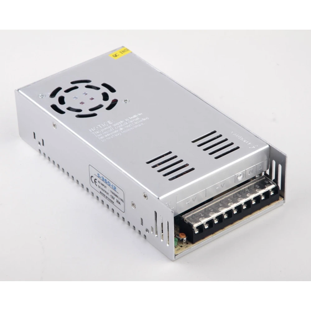 Transformador 12v 30a 360w para equipos de audio y vídeo YourLed