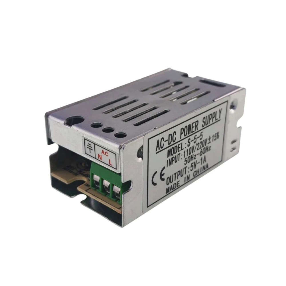 Transformator AC/DC 220V la 5V 1 Amper cu carcasă metalică YourLed